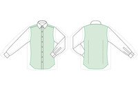 Vyštíhlený střih košile