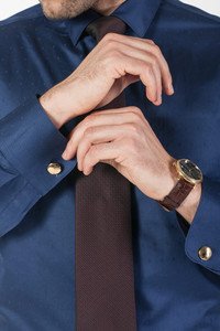 Košile s univerzální manžetou a manžetovými knoflíčky